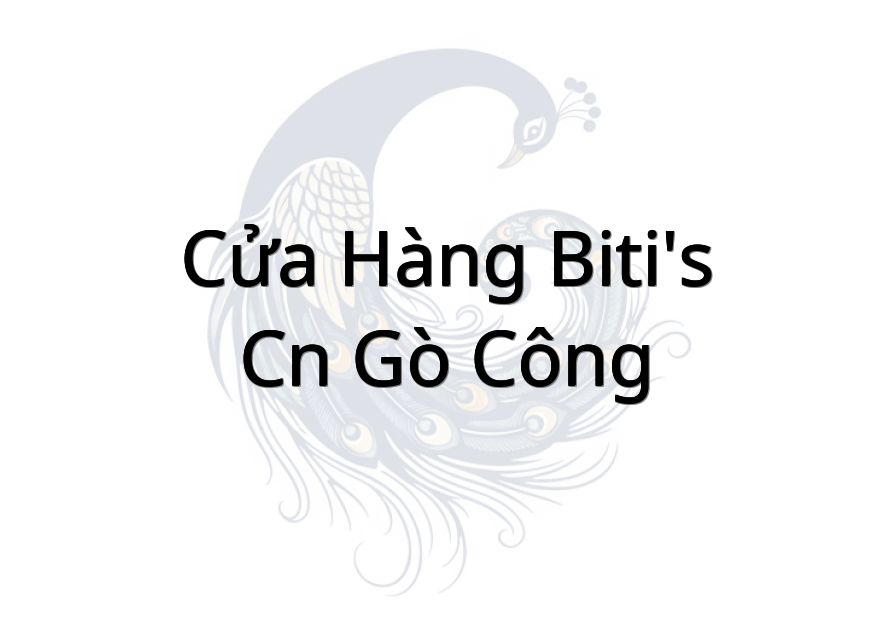 Cửa hàng Biti's - CN Gò Công