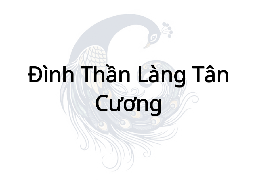 Đình thần Làng Tân Cương