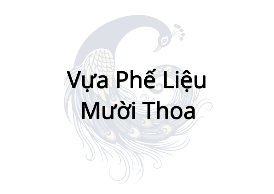 Vựa phế liệu Mười thoa