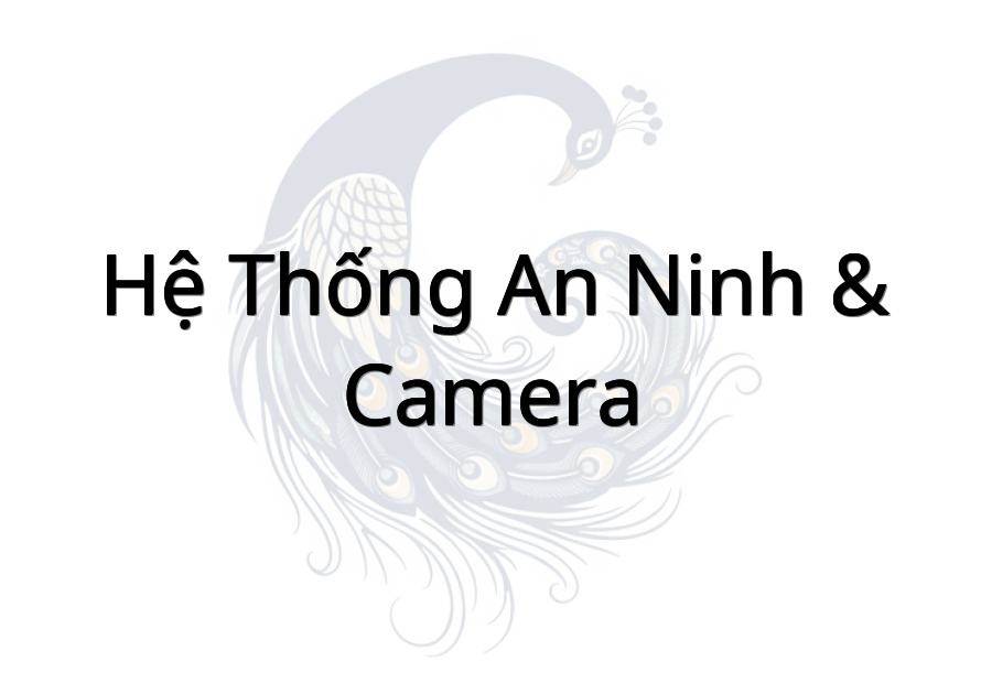 Hệ thống an ninh & camera