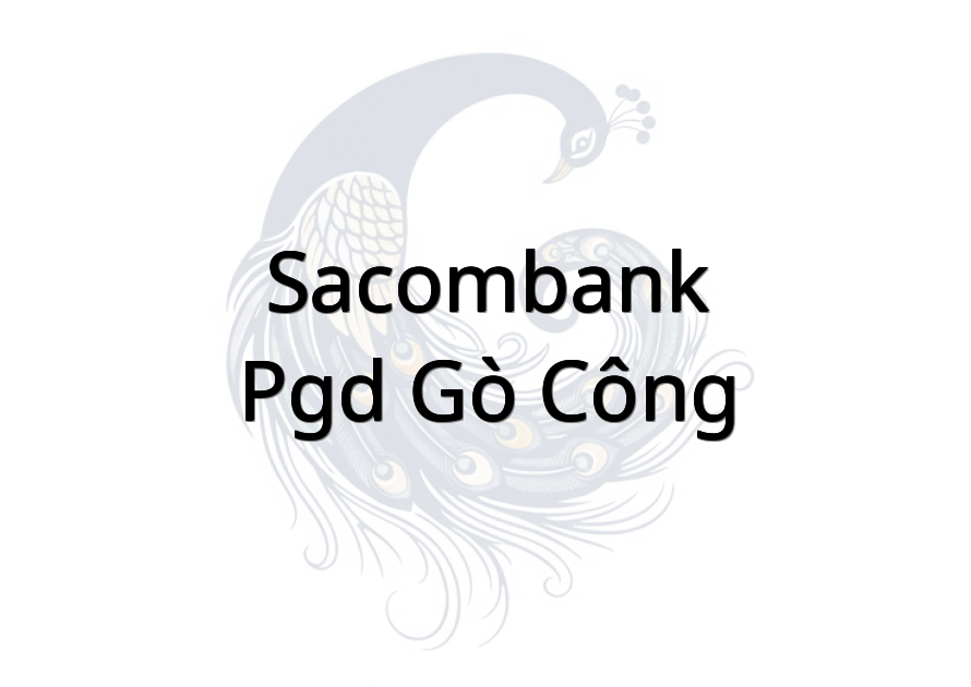 Sacombank-PGD Gò Công