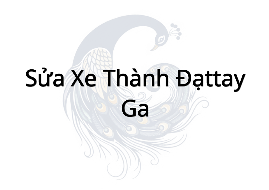 Sửa xe Thành Đạt(Tay Ga)
