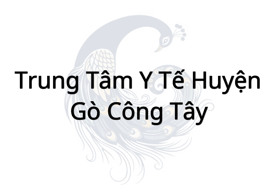 Trung Tâm Y Tế Huyện gò công tây