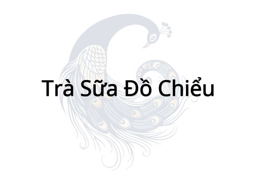 Trà sữa Đồ Chiểu