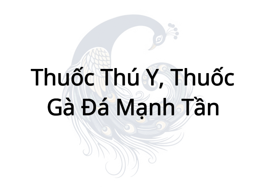 Thuốc Thú Y, Thuốc Gà Đá Mạnh Tần