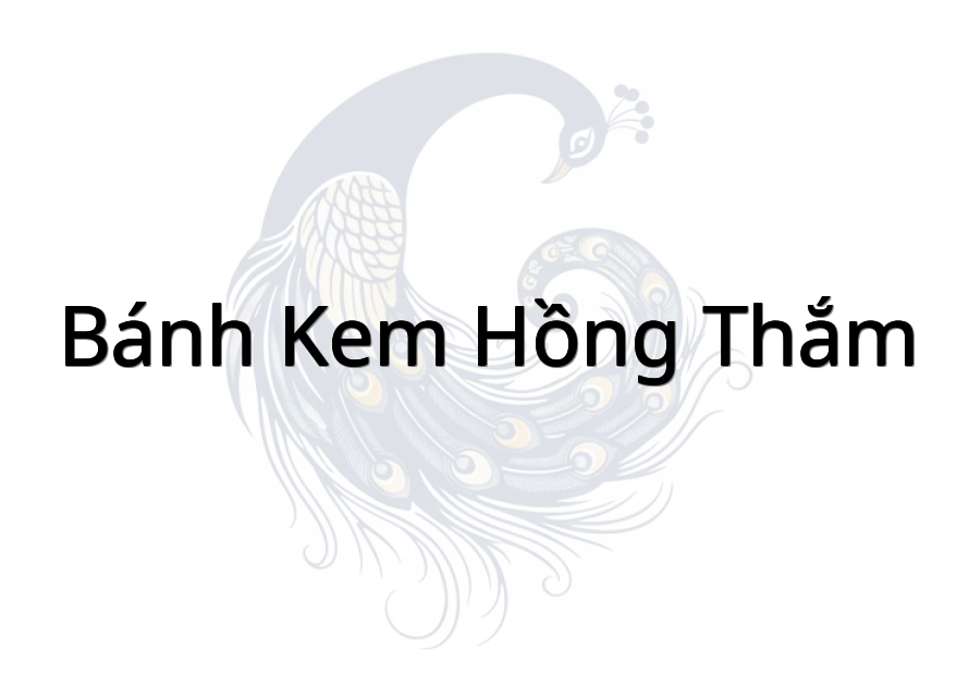 Bánh kem Hồng Thắm