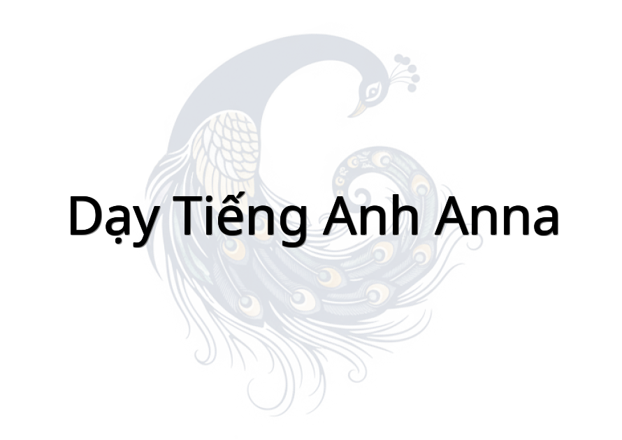 Dạy tiếng anh Anna