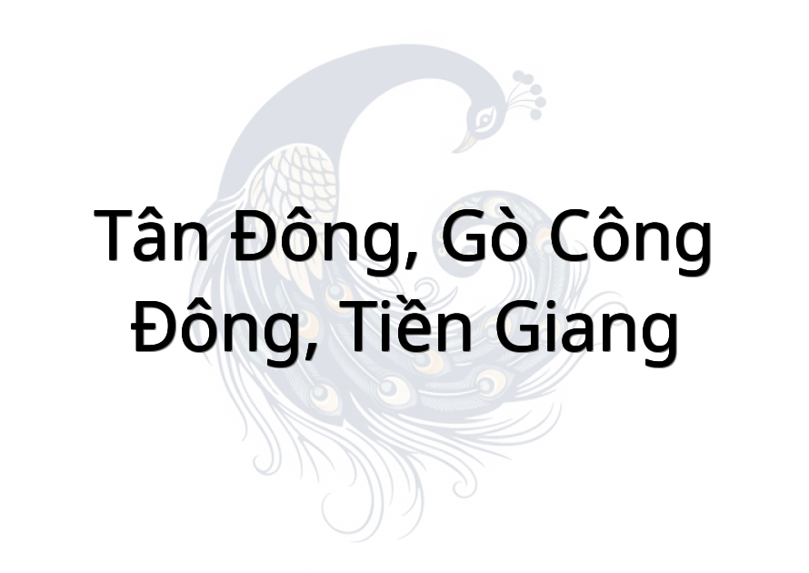 Tân Đông, Gò Công Đông, Tiền Giang