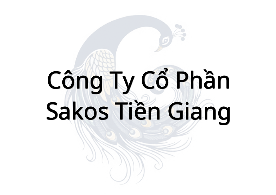 Công Ty Cổ Phần Sakos Tiền Giang