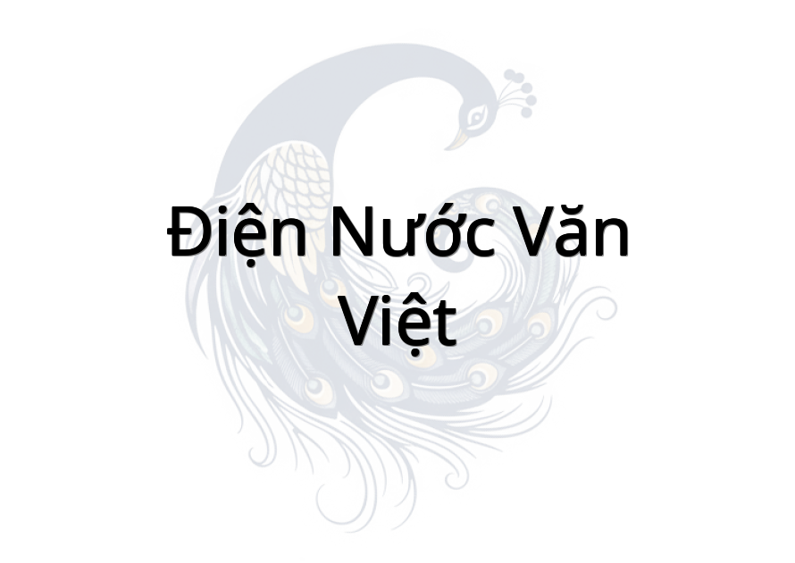 Điện nước Văn Việt