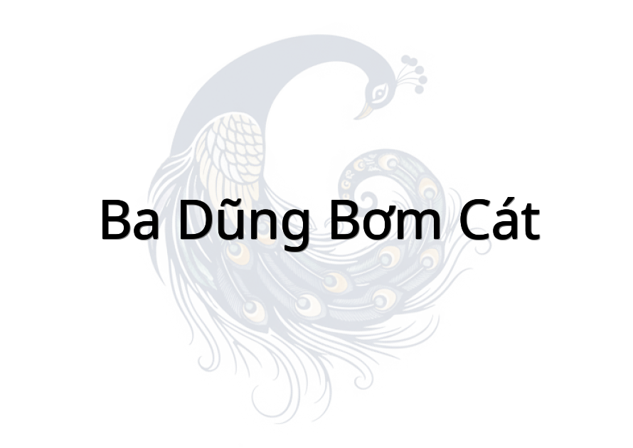 Ba Dũng Bơm Cát