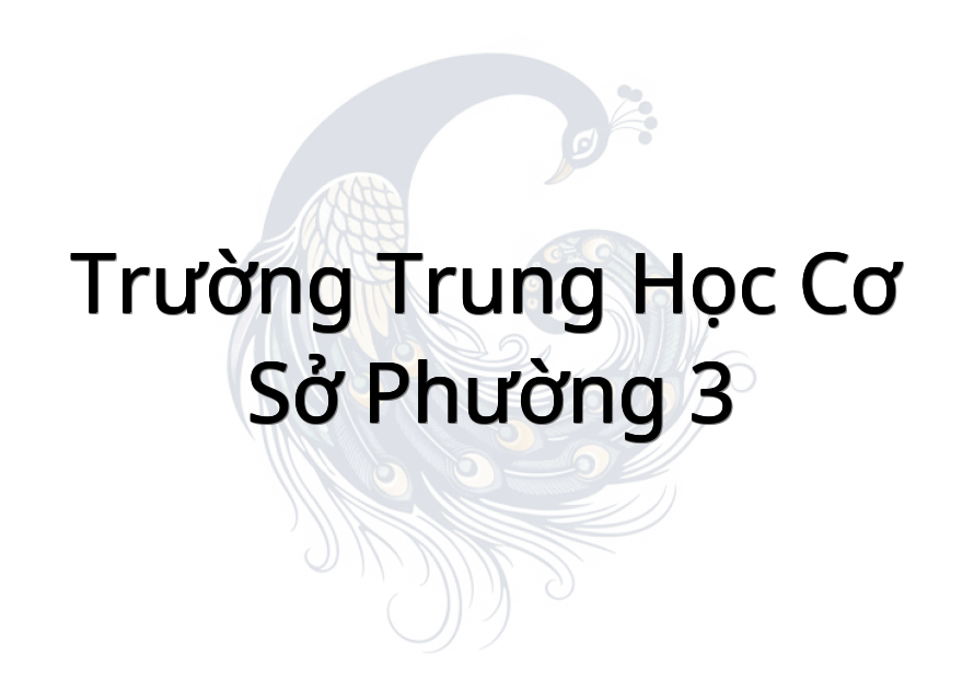 Trường Trung học cơ sở Phường 3