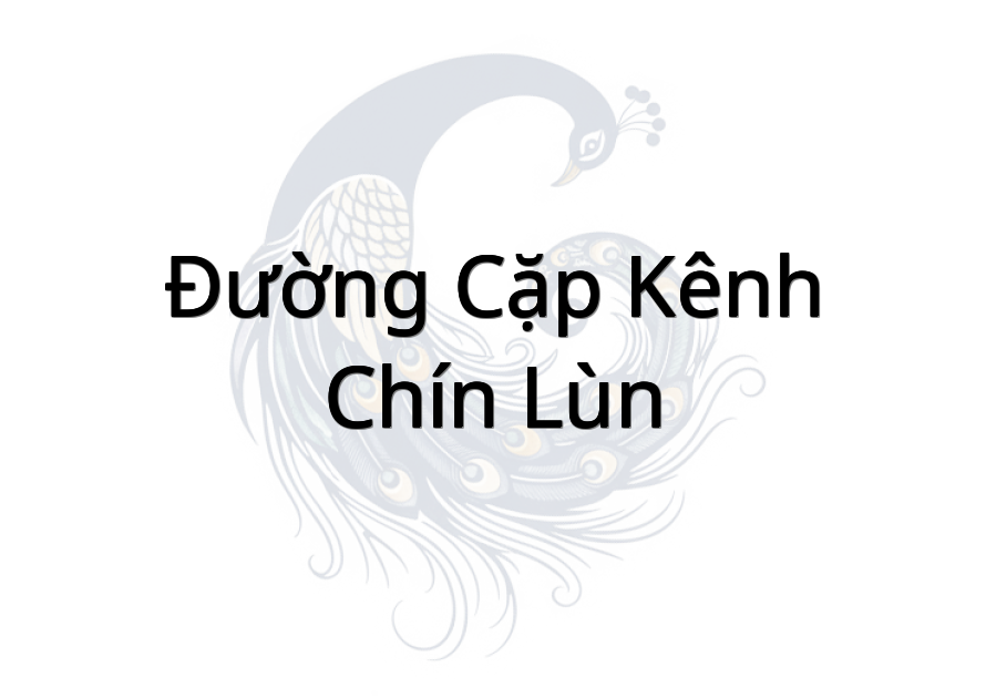 Đường cặp kênh Chín Lùn