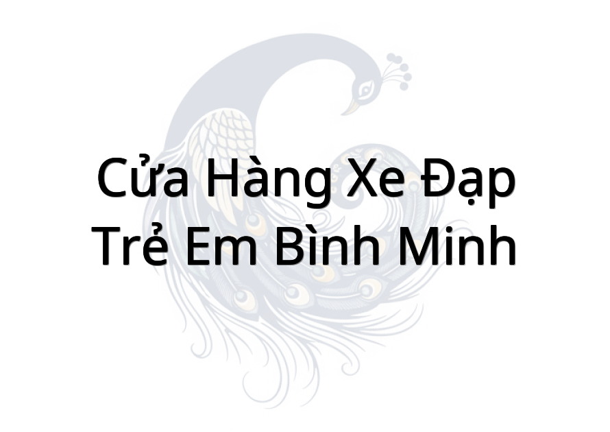 Cửa Hàng Xe Đạp Trẻ Em Bình Minh