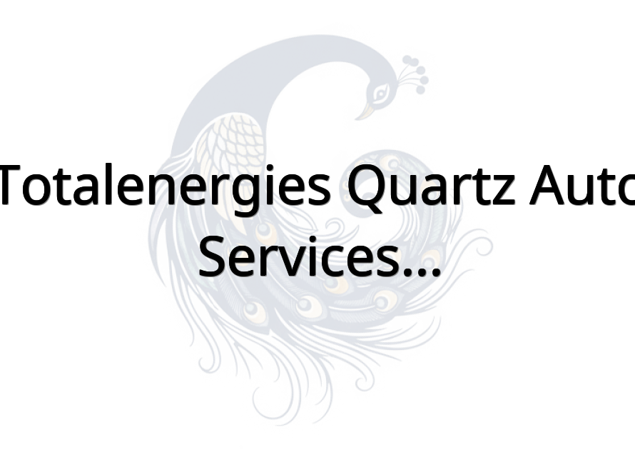 TotalEnergies Quartz Auto Services - Mạnh Cường