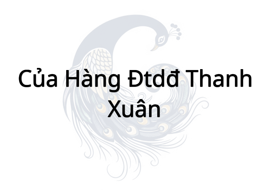 Của Hàng Đtdđ Thanh Xuân