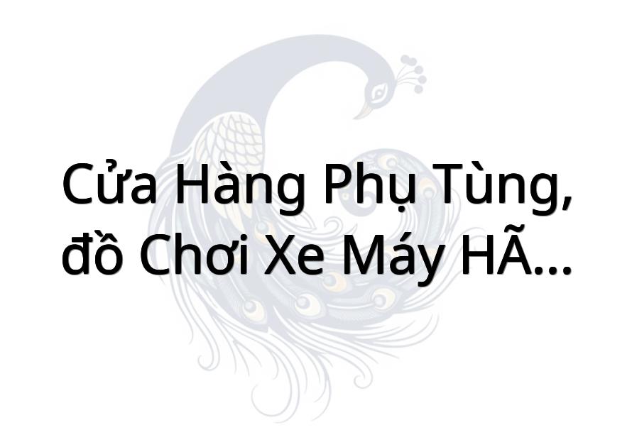 Cửa hàng phụ tùng, đồ chơi xe máy Hào Pô Racing