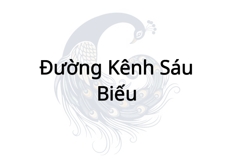 Đường kênh Sáu Biếu
