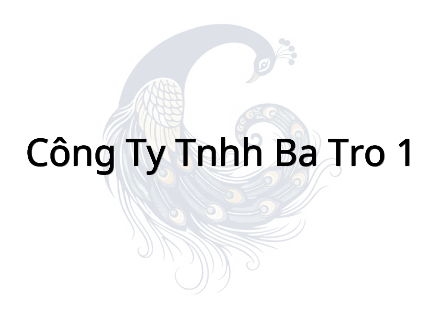 Công Ty TNHH Ba Tro 1