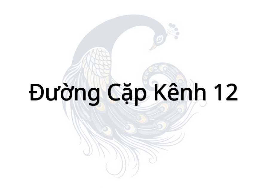 Đường cặp kênh 12