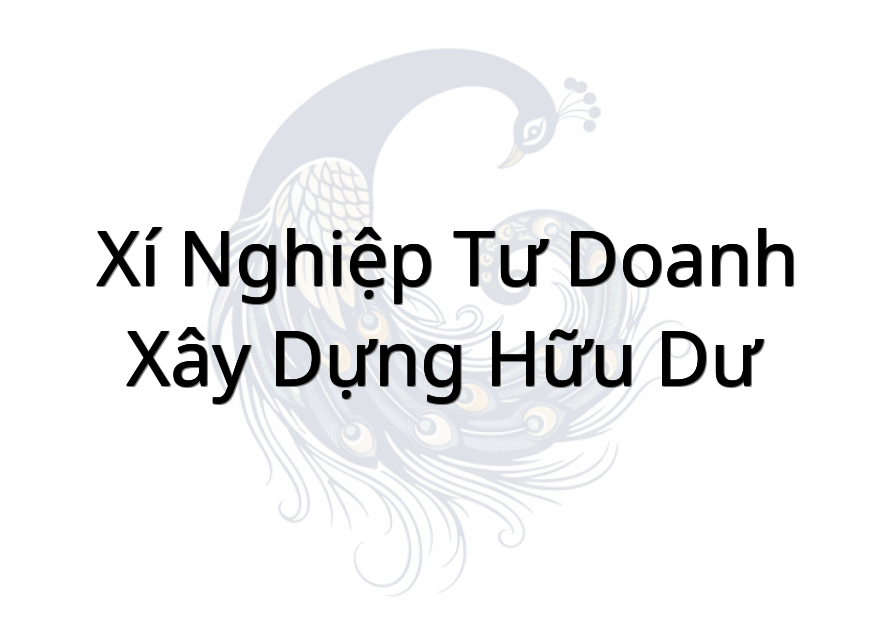 Xí Nghiệp Tư Doanh Xây Dựng Hữu Dư
