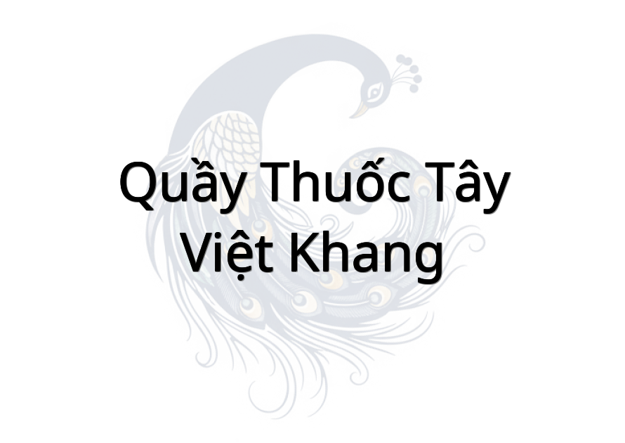 Quầy Thuốc Tây Việt Khang