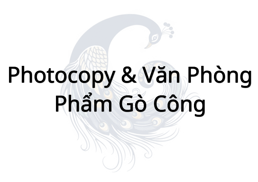 Photocopy & Văn phòng phẩm Gò Công