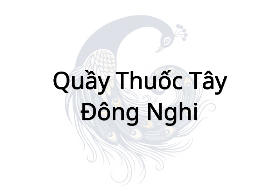 Quầy Thuốc tây Đông Nghi
