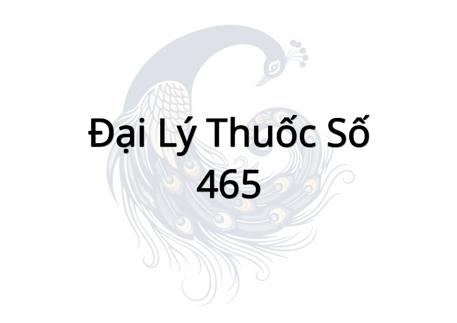 Đại Lý Thuốc Số 465