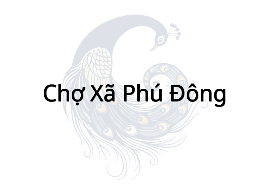 Chợ xã Phú Đông
