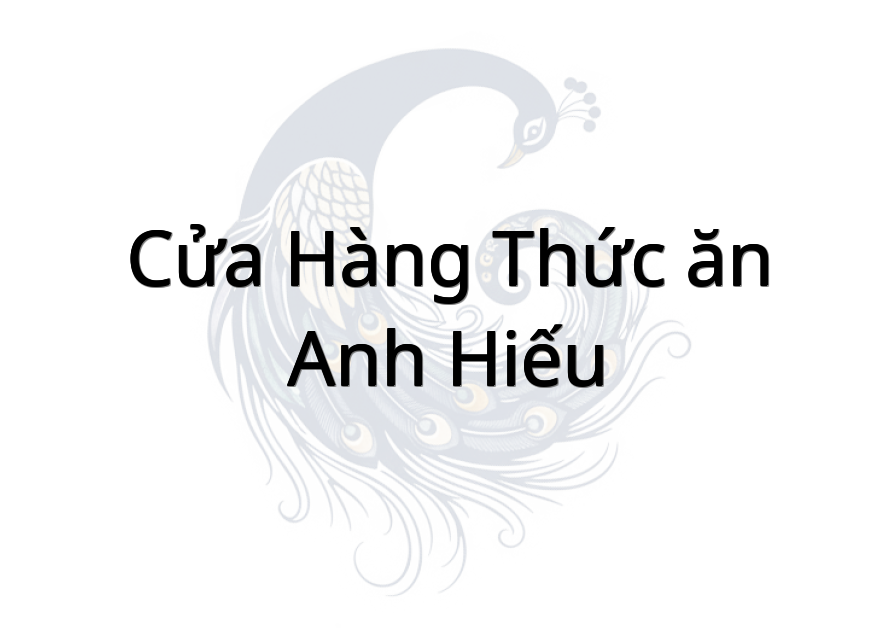 Cửa hàng thức ăn anh Hiếu