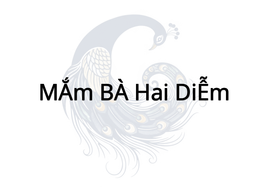 MẮM BÀ HAI DIỄM