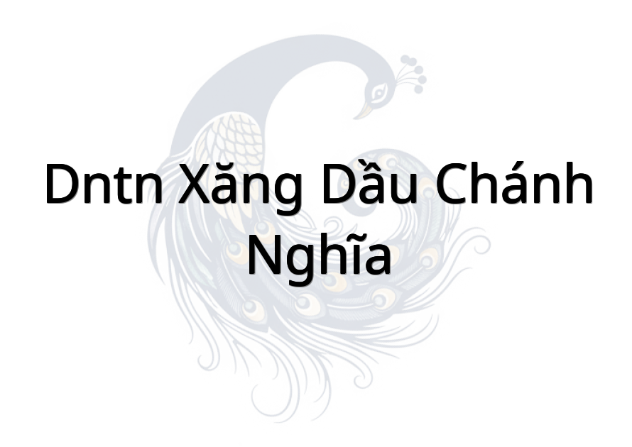 DNTN xăng dầu Chánh Nghĩa