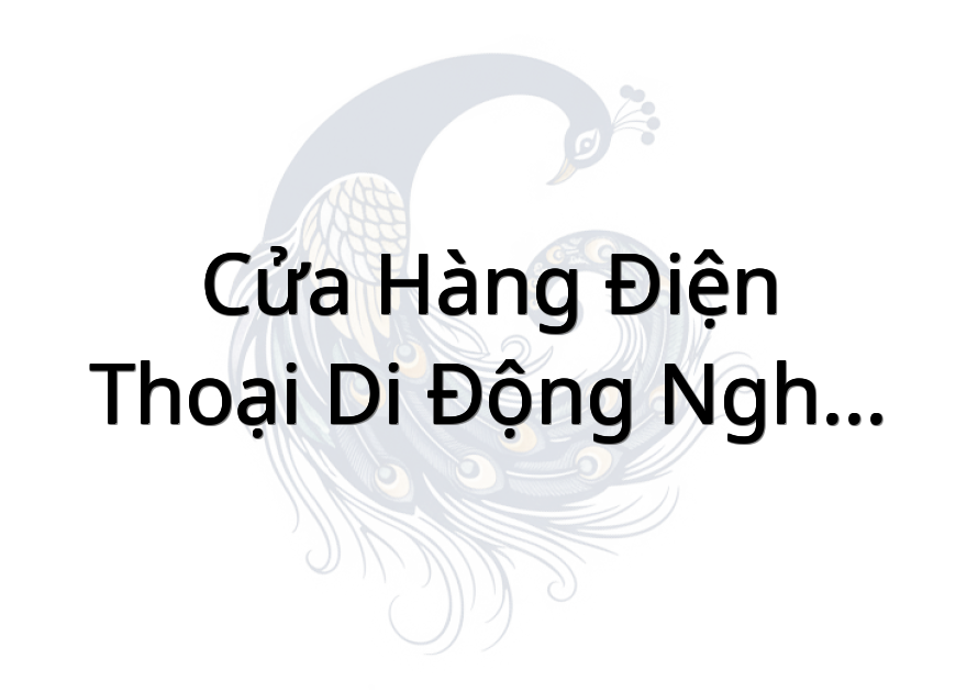 Cửa Hàng Điện Thoại Di Động Nghĩa Mobile