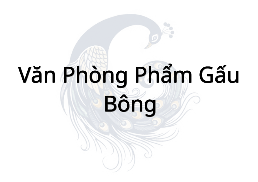 Văn Phòng Phẩm Gấu Bông