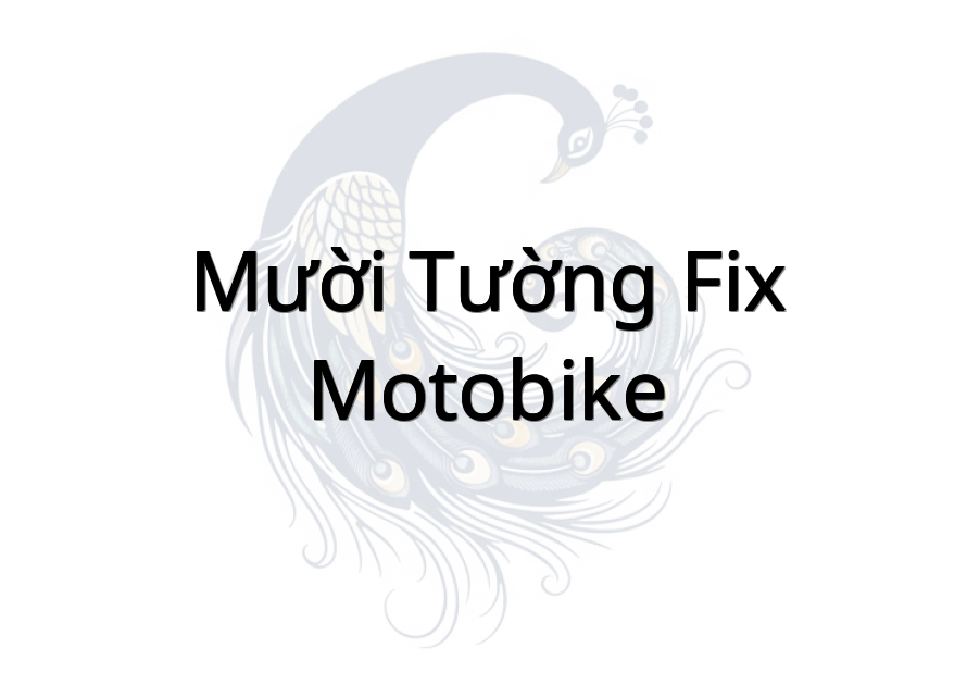 Mười Tường fix motobike