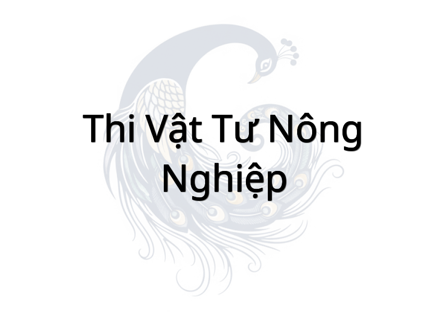 Thi Vật tư Nông Nghiệp